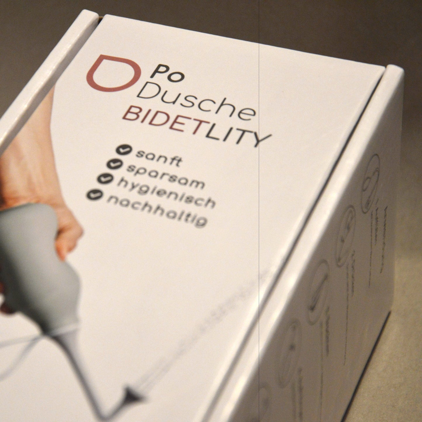 Po-Dusche von BIDELITY