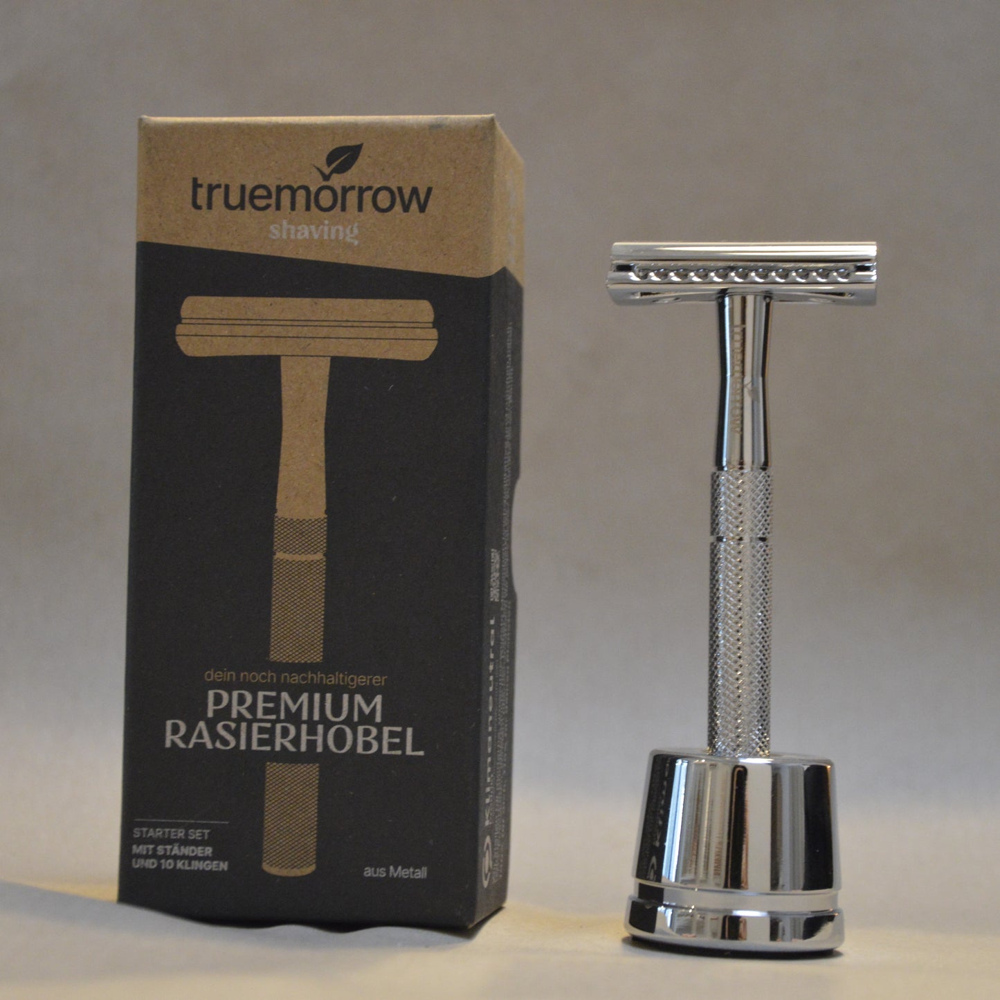 truemorrow Premium Rasierhobel Starter-Set